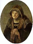 REMBRANDT Harmenszoon van Rijn Portrat der Mutter Rembrandts, Oval oil